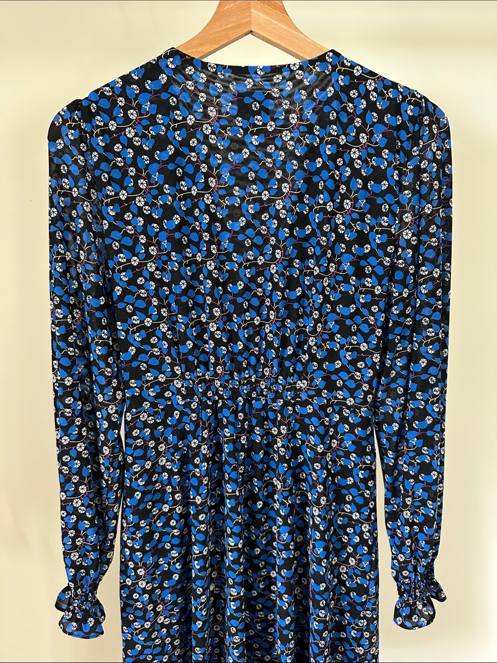 CAbi The Ten Dress Blue Breathable  Long Sleeve Dress - Picture 8 of 8